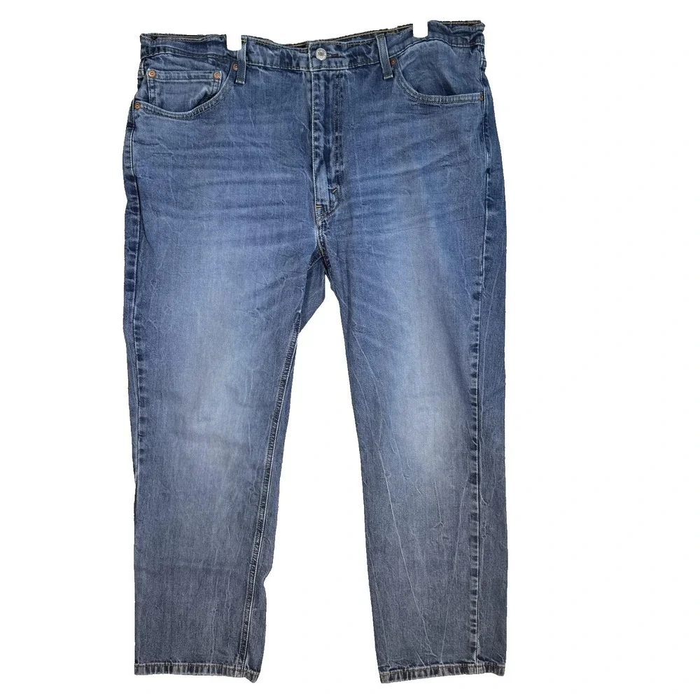 Levis 541 Jeans Mens 40x30 Blue Stretch Denim Athletic Fit Mid Rise Tapered